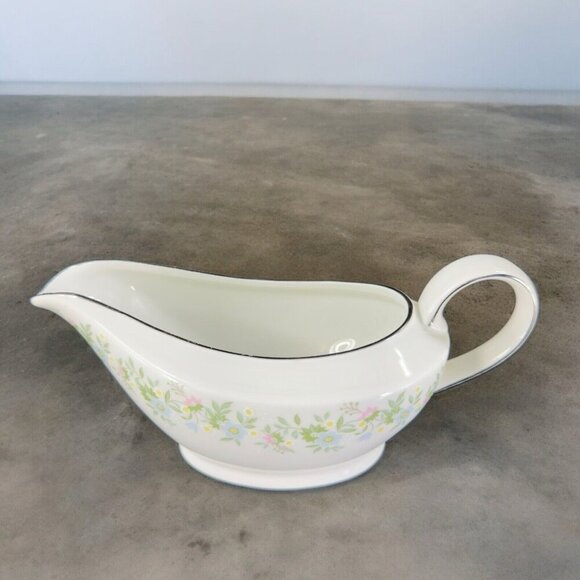 Vintage Johann Haviland Fine Porcelain Gravy Boat Made In Germany Floral Pattern - Picture 3 of 14